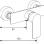 MEXEN/S - Carl sprchový sloup včetně sprchové baterie Alexa, chrom 71240240-00