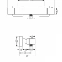 MEXEN/S - Erik sprchový sloup včetně sprchové termostatické baterie Cube, chrom 77200205-00