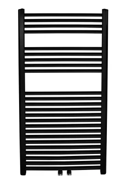 Otopné těleso černé - rovné, středové připojení (600/1200/RS,5)