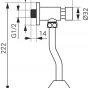 Pisoárový tlačný ventil (Z502)