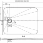 MEXEN - Hugo sprchová vanička obdélníková SMC 110x70, černá 42707011