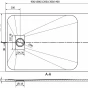 MEXEN - Hugo sprchová vanička obdélníková SMC 140x80, černá 42708014