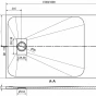 MEXEN - Hugo sprchová vanička obdélníková SMC 150x80, černá 42708015