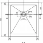 MEXEN - Stone+ sprchová vanička obdélníková 90x80, bílá 44108090