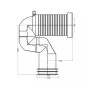 Koleno odpadní pro VARIO WC (PR7093V)