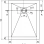 MEXEN - Stone+ sprchová vanička obdélníková 90x70, bílá 44107090