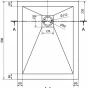 MEXEN - Stone+ sprchová vanička obdélníková 90x70, černá 44707090