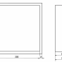 MEXEN - X-Wall-R modul pro vestavbu do stěny 30 x 30 cm, nerez 1910303010