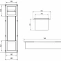MEXEN - X-Wall-BP modul na toaletní papír s úložným prostorem, bílá 1924