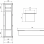MEXEN - X-Wall-BP modul na toaletní papír s úložným prostorem, černá 1974