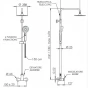 Nástěnný sprchový set FONTI 37A8MPMD25 - chrom (BAREL37A8MPMD25)