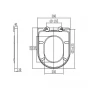 WC sedátko samozavírací (CSS115SN)