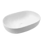 INVENA - Oval umyvadlo na desku 60 cm TEJA CE-09-001-C