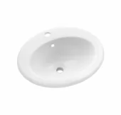 INVENA - Umyvadlo na desku AJTRA 50 cm, oval CE-29-001-W