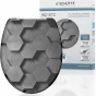 WC prkénko Duroplast Soft Close Hexagons 82392