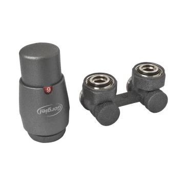 Termostatický ventil Valve SET 50 mm W, bílá lesk