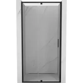 MEXEN - Exo sprchové dveře křídlové 125 cm, transparent, černá 819-125-000-70-00