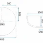 REA - Umyvadlo na desku Sue Transparent REA-U4702