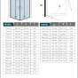 Obdelníkový sprchový kout SOLO R911, 90x110 se zalamovacími dveřmi, rohový vstup