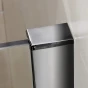 Sprchový kout MELODY F5 90x100 s jednokřídlými dveřmi s pevnou stěnou, (dveře 90 / boční stěna 100)