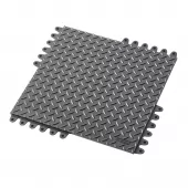 Černá gumová rohož De-Flex Nitrile - 45 x 45 x 1,9 cm