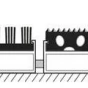 Hliníková gumová čistící vstupní venkovní kartáčová rohož Alu Extra - 60 x 90 x 2,7 cm