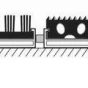 Hliníková gumová čistící vstupní kartáčová venkovní rohož Alu Extra - 80 x 120 x 1,7 cm