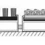 Hliníková textilní čistící vnitřní vstupní kartáčová rohož Alu Extra - 150 x 100 x 2,2 cm